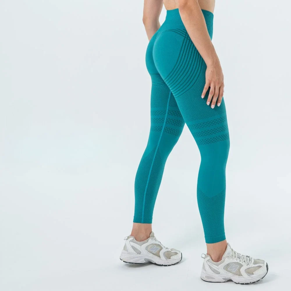 Modelira 3D kompressziós legging – Pávakék